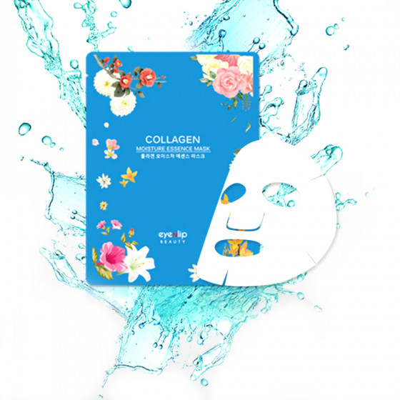 Eyenlip Collagen Moisture Essence Mask - Тканинна маска для обличчя з колагеном - 1