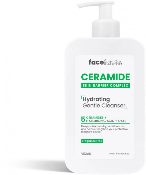 Face Facts Ceramide Hydrating Gentle Cleanser - Гель для вмивання з керамідами - 4