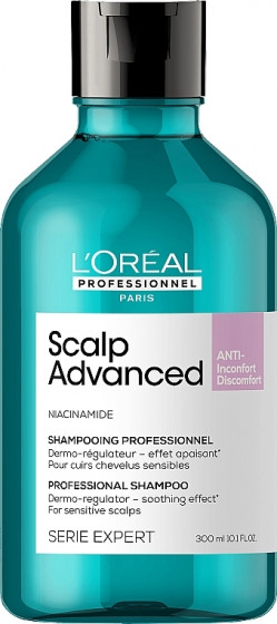 L'Oreal Professionnel Scalp Advanced Niacinamide Dermo-Regulator Shampoo - Професійний шампунь для чутливої ​​шкіри голови