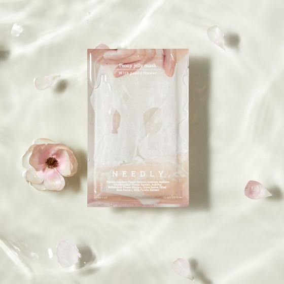 Needly Peony Jelly Mask - Освітлююча тканинна маска для обличчя - 1