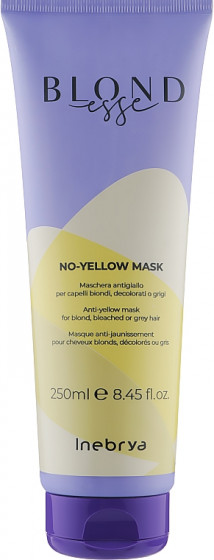 Inebrya Blondesse No-Yellow Mask - Маска для освітленого або сивого волосся