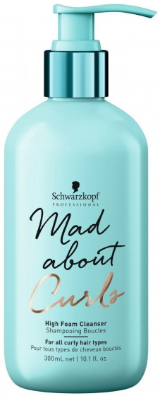 Schwarzkopf Professional Mad About Curls High Foam Cleanser Shampoo - Безсульфатний шампунь для кучерявого волосся