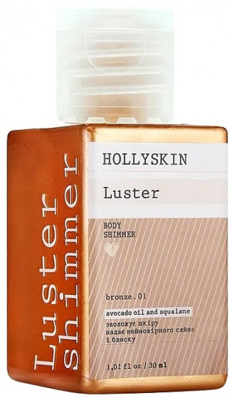 Hollyskin Luster Body Shimmer (№01-Bronze) - Шиммер для тіла