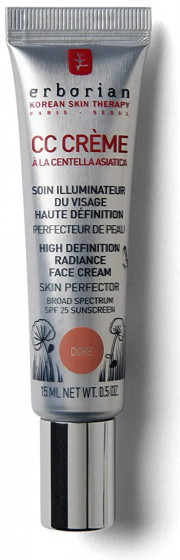 Erborian CC High Definition Radiance Face Cream SPF25 - СС-Крем "Контроль кольору"