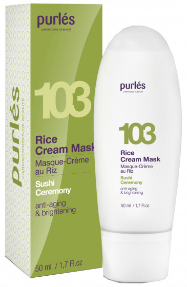 Purles 103 Rice Cream Mask - Рисова кремова маска - 2