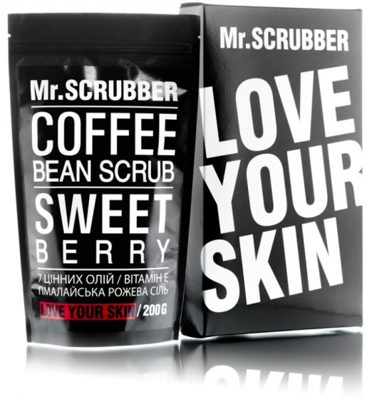 Mr.Scrubber Sweet Berry Coffee Bean Scrub - Кавовий скраб для тіла