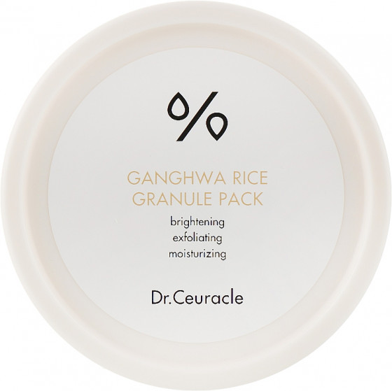 Dr.Ceuracle Ganghwa Rice Granule Pack - Зволожуюча маска для обличчя з екстрактом рису