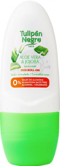 Tulipan Negro "Aloe Vera and Jojoba" - Дезодорант кульковий "Алое Віра та жожоба"