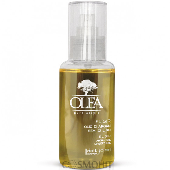 Dott.Solari DOTT.SOLARI Olea Pure Origin Elisir Argan Oil Linseed Oil - Еліксир з оліями аргана і льону