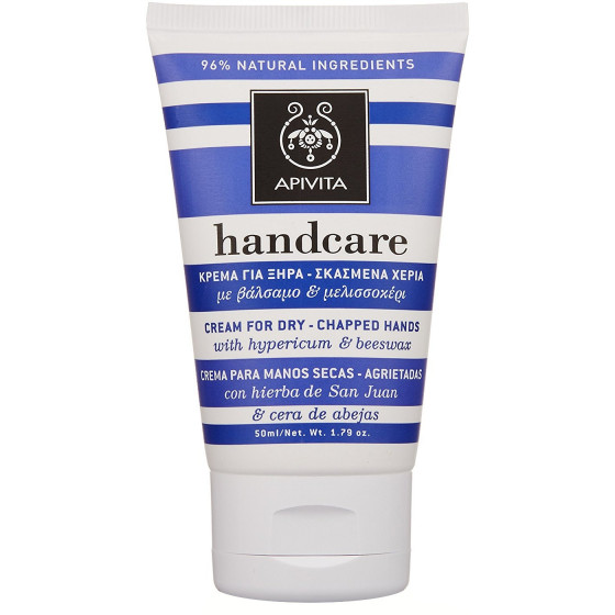 Apivita handcare cream for dry-chapped hands with hypericum and beeswax - Крем для сухої потрісканої шкіри рук з бджолиним воском і звіробоєм