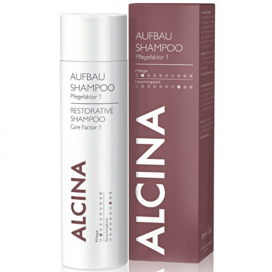 Alcina Hair Care Aufbau-Shampoo Pflegefaktor 1 - Шампунь для відновлення структури волосся (фактор 1)