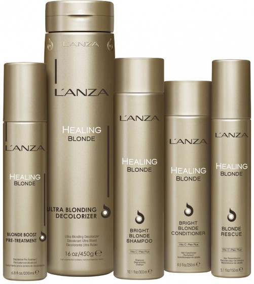 L'anza Healing Blonde Bright Shampoo - Цілющий шампунь для натурального і знебарвленого світлого волосся - 1