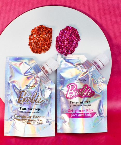 Top Beauty Barbie Gel-glitter for Face & Body - Гель-гліттер для обличчя та тіла - 1