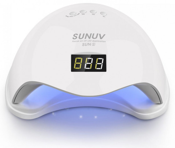 SUNUV LED+UV SUN5 48W White - УФ-лампа для манікюра