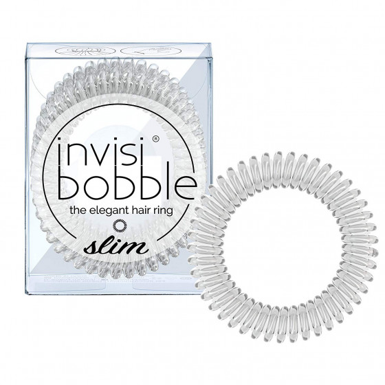 Invisibobble Slim Crystal Clear - Гумки для Волосся - 1