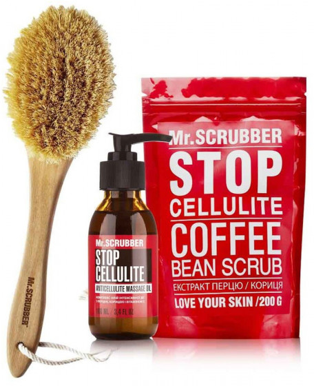 Mr.Scrubber Stop Cellulite Coffee Bean Scrub - Антицелюлітний скраб для тіла - 3