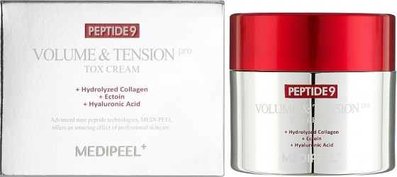 Medi Peel Peptide 9 Volume & Tension Tox Cream Pro - Антивіковий ліфтинг-крем для обличчя з пептидами - 1