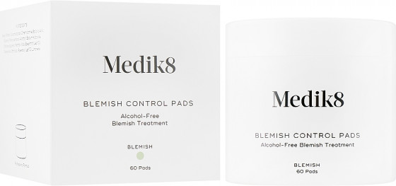 Medik8 Blemish Control Pads - Безспиртові пади з саліциловою кислотою для проблемної шкіри обличчя - 1