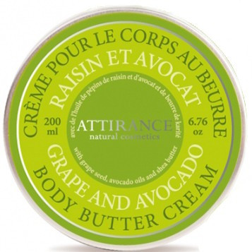 Attirance Grape & Avocado Body Butter Cream - Крем-масло для тіла Виноград і Авокадо