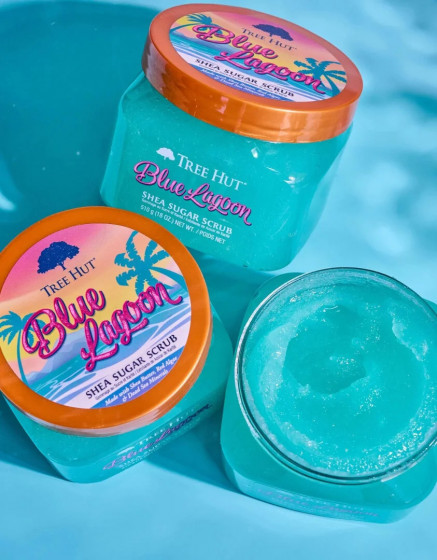 Tree Hut Blue Lagoon Sugar Scrub - Скраб для тіла "Блакитна лагуна" - 3