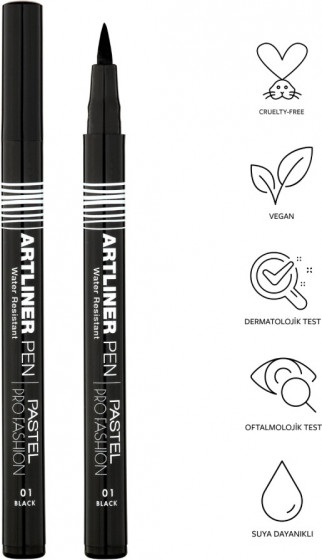 Pastel Profashion Artliner Pen - Підводка-фломастер для повік - 2