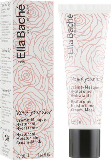 Ella Bache Cream - Masque Hyaluronic Hydratante - Інтенсивно зволожуюча рожева крем-маска для обличчя