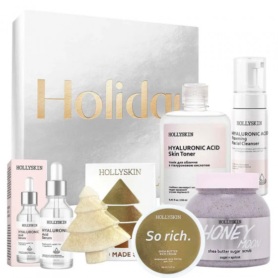 Hollyskin Happy Holiday Gift Set - Подарунковий лімітований набір