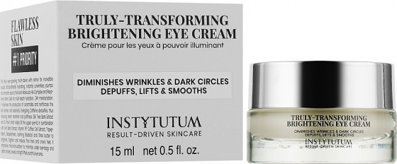 Instytutum Truly-Transforming Brightening Eye Cream - Ліфтинг-крем для повік з освітлюючим ефектом - 1