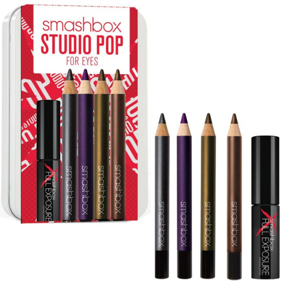 Smashbox Studio Pop For Eyes - Набір олівців для очей і туш для вій