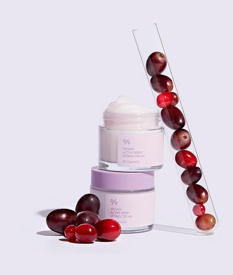 Dr.Ceuracle Vegan Active Berry Lifting Cream - Ліфтинг крем-гель з ресвератролом та екстрактом журавлини - 2