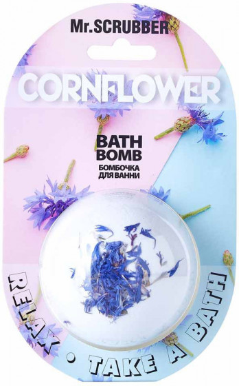 Mr.Scrubber Bath Bomb "Cornflower" - Бомбочка для ванни