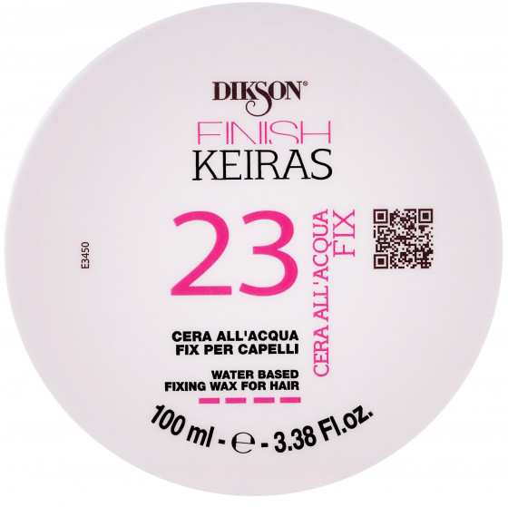 Dikson Keiras Finish Water Based Fixing Wax For Hair 23 - Віск на основі ароматизованої води "Троянда"