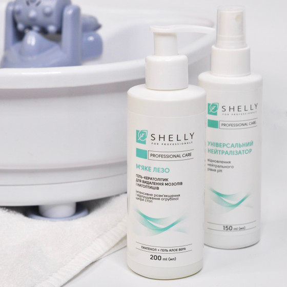 Shelly Gel-keratolytic for Removing Calluses and Corns "Soft blade" - Гель-кератолітик для видалення мозолів та натоптишів "М'яке лезо" - 3