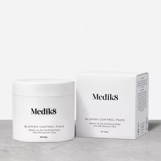 Medik8 Blemish Control Pads - Безспиртові пади з саліциловою кислотою для проблемної шкіри обличчя - 2