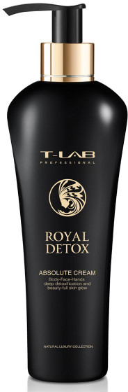 T-LAB Professional Royal Detox Absolute Cream - Крем для детоксикації обличчя, рук і тіла