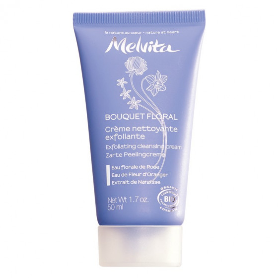 Melvita Bouquet Floral Exfoliating Cleansing Cream - Очищуючий крем-ексфоліант для обличчя