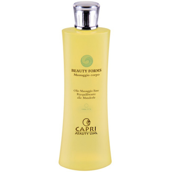 Capri Beauty Line Beauty Forms Basic Massage Rebalancing Almond Oil - Базове масажне масло на основі мигдалевого масла