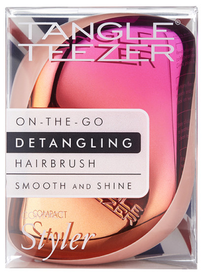 Tangle Teezer Compact Styler Cerise Pink Ombre - Гребінець для волосся - 6