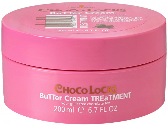 Lee Stafford Choco Locks Butter Cream - Маска-крем для надання гладкості волоссю з екстрактом какао