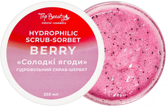 Top Beauty Hydrophilic Scrub-sorbet "Berry" - Гідрофільний скраб-щербет для тіла "Солодкі ягоди" - 3