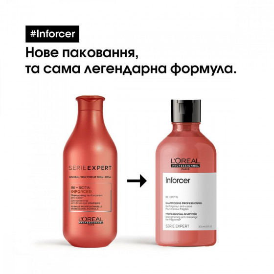 L'Oreal Professionnel Inforcer Strengthening Anti-Breakage Shampoo - Зміцнюючий шампунь проти ламкості волосся - 1