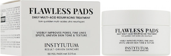 Instytutum Flawless Pads - Зволожуючі подушечки з кислотами для глибокого оновлення шкіри - 1