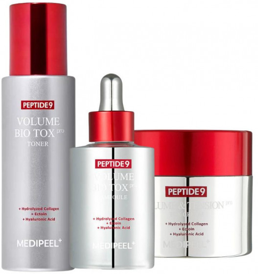 Medi Peel Peptide 9 Volume Bio Tox Ampoule Pro - Омолоджуюча ампульна сироватка для обличчя з пептидами - 2