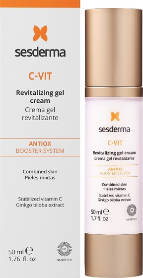 Sesderma C-Vit Revitalizing Cream Gel - Ревіталізуючий крем-гель з вітаміном C для обличчя - 1