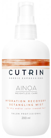 Cutrin Ainoa Hydration Recovery Detangling Mist - Зволожуючий спрей-димка для волосся