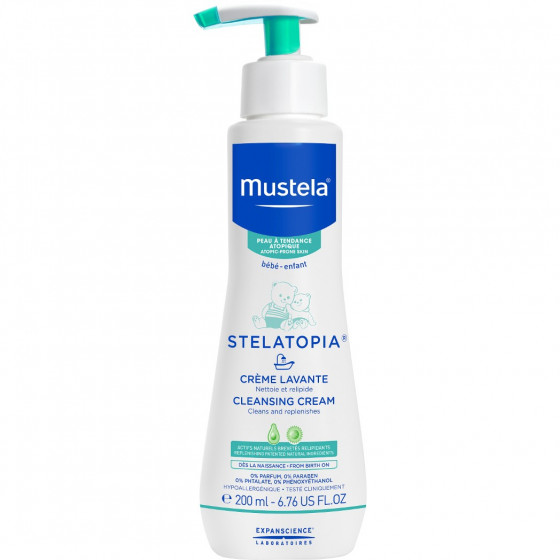 Mustela Stelatopia Cleansing Cream - Крем для миття тіла