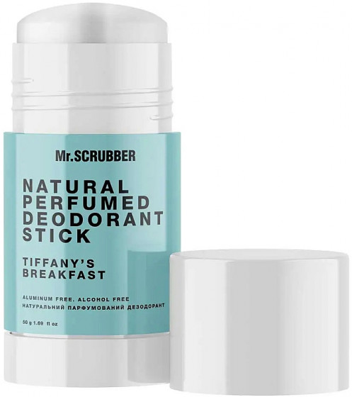 Mr.Scrubber Natural Perfumed Deodorant Stick "Tiffany's Breakfast" - Натуральний парфумований дезодорант