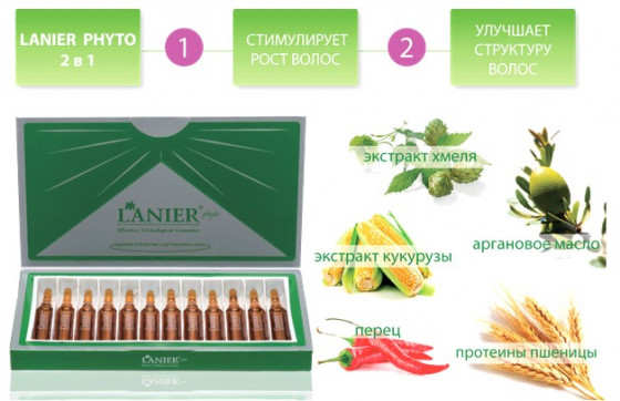 Placen Formula Lanier Phyto - Лосьйон проти випадіння волосся "Ланьер Фіто" - 1