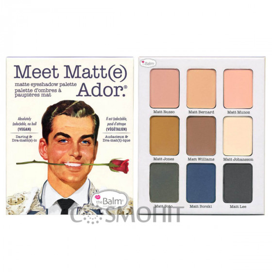 TheBalm Palettes Meet Matte Ador - Палетка тіней - 1