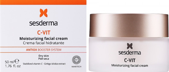 Sesderma C-Vit Face Cream - Зволожуючий крем проти зморшок - 1